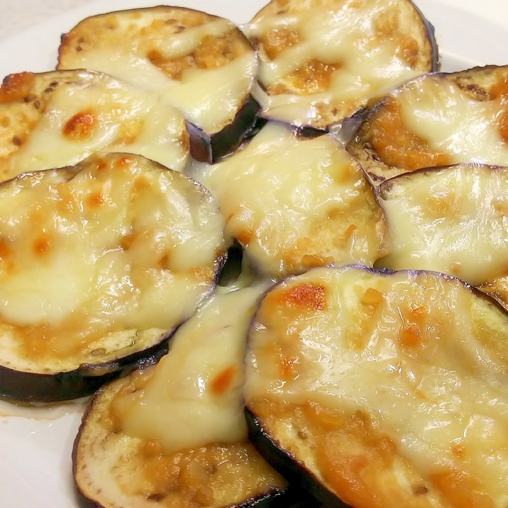 簡単 なすの味噌チーズ焼き レシピ 作り方 By りんごの台所 楽天レシピ